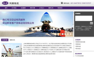 強強聯合 利展國際物流攜手上海網站制作公司打造專業企業門戶